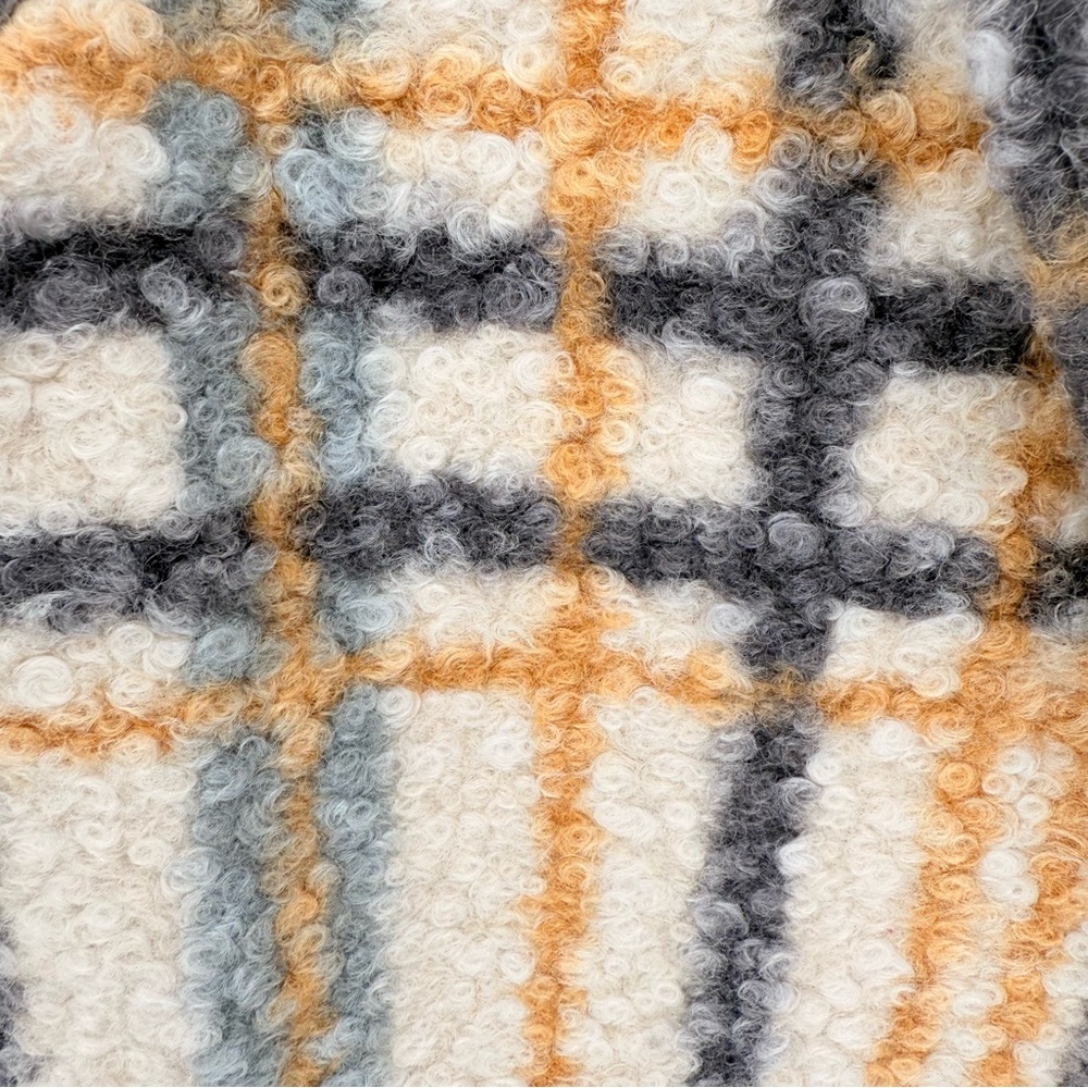 NWT New York Clothing Co. Plaid Sherpa Vest | Soft Fuzzy Check Print 1X - Picture 4 of 14